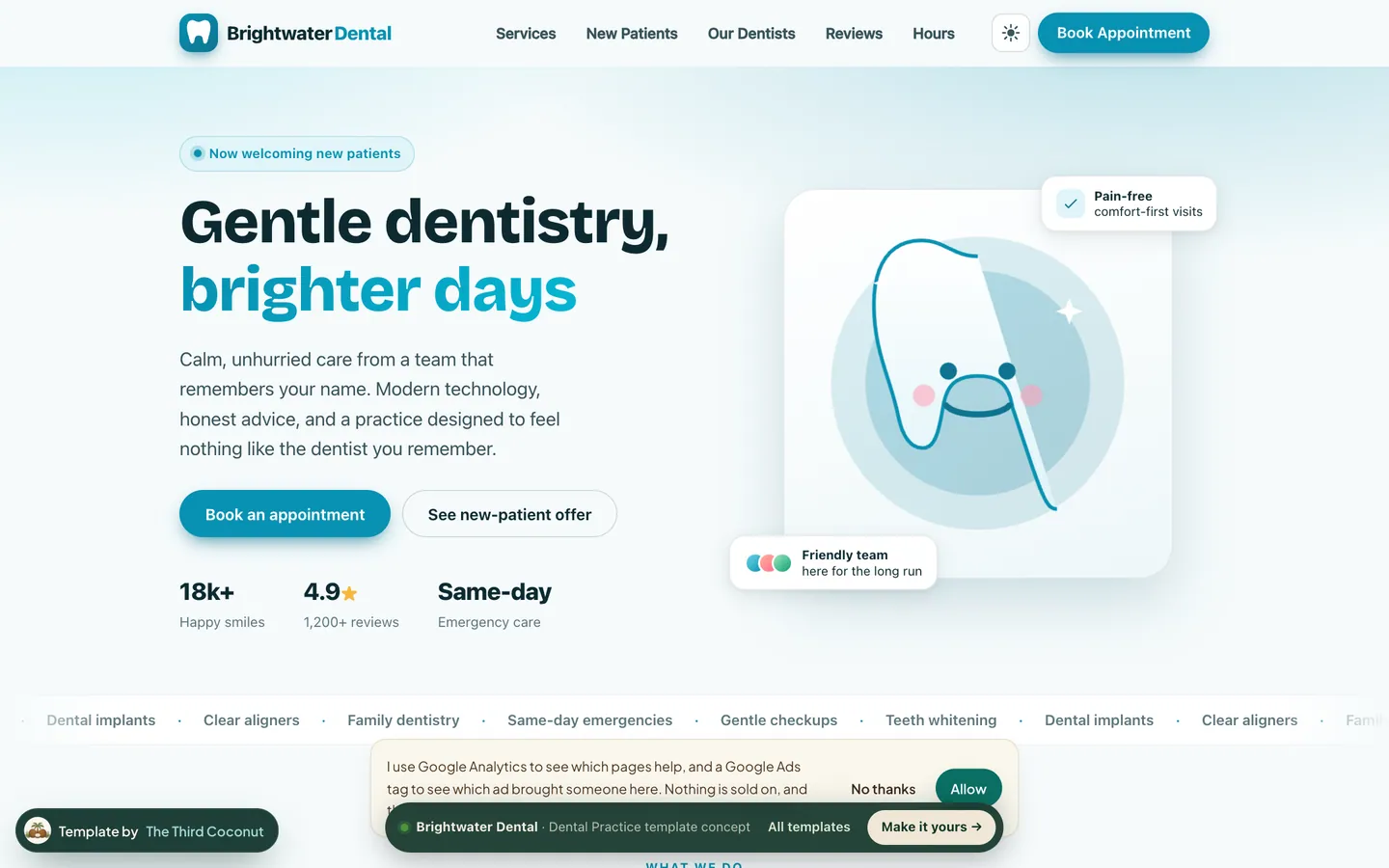 dental starter template