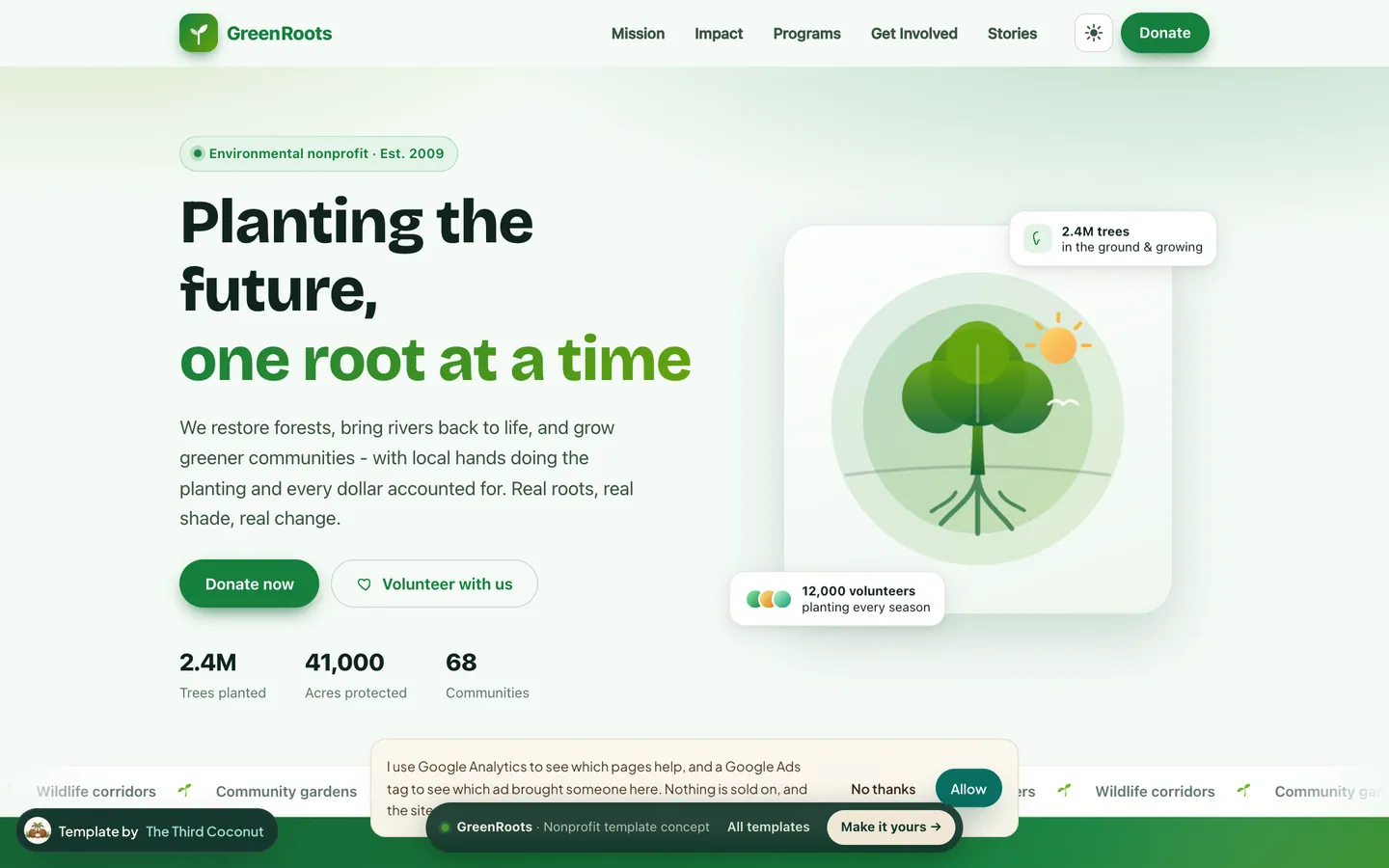 nonprofit starter template