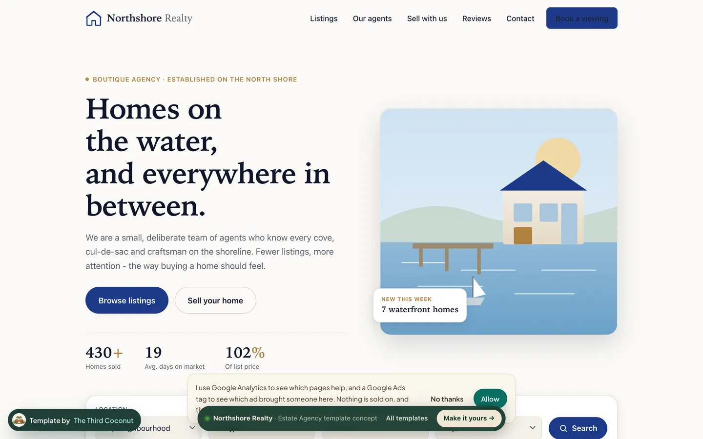realestate starter template