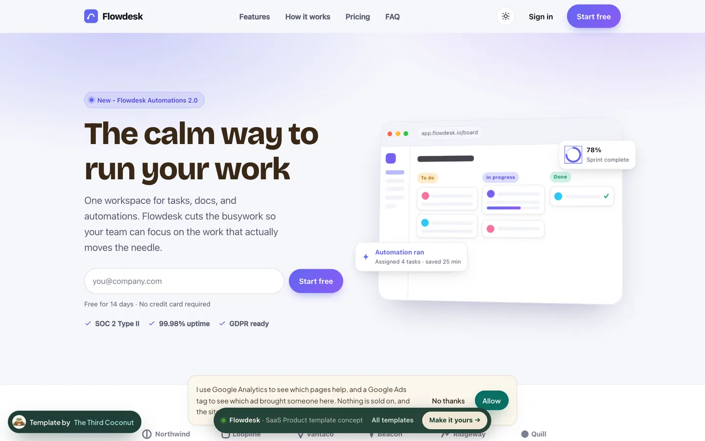 saas starter template